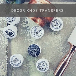 Re Design Décor Knob Transfers® - Vintage Rose ca 23x28cm