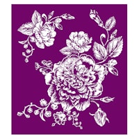 Belles and Whistles - Silk Screen Stencils - FLORAL- 3st ca 20x23cm