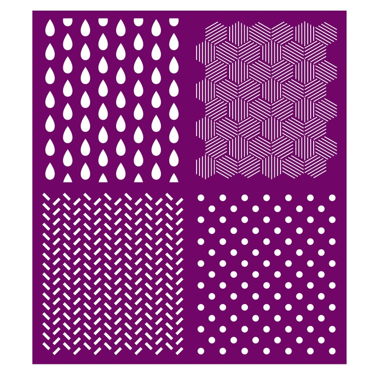 BELLES & WHISTLES - Silk Screen Stencil - Patterns
