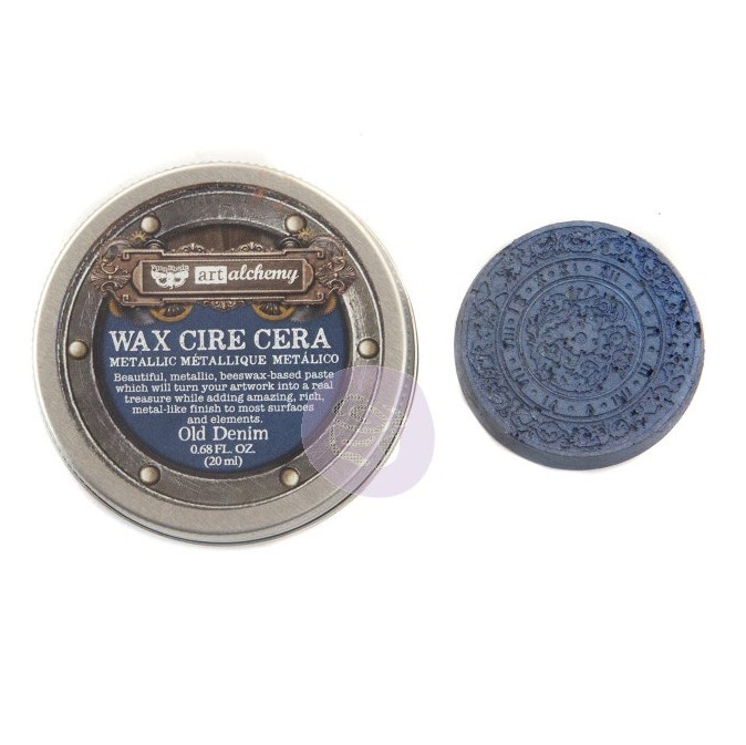 FINNABAIR Art Art Alchemy Metallique Wax - Old Denim