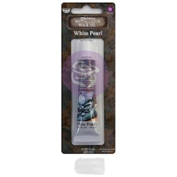 Art Alchemy Metallique Wax - Metallisk Vaxpasta PEARL WHITE 20ml