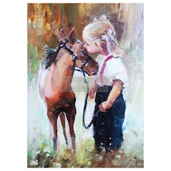 Re Design - A1 Tissue Paper - Gentle Friends ca 59x84cm
