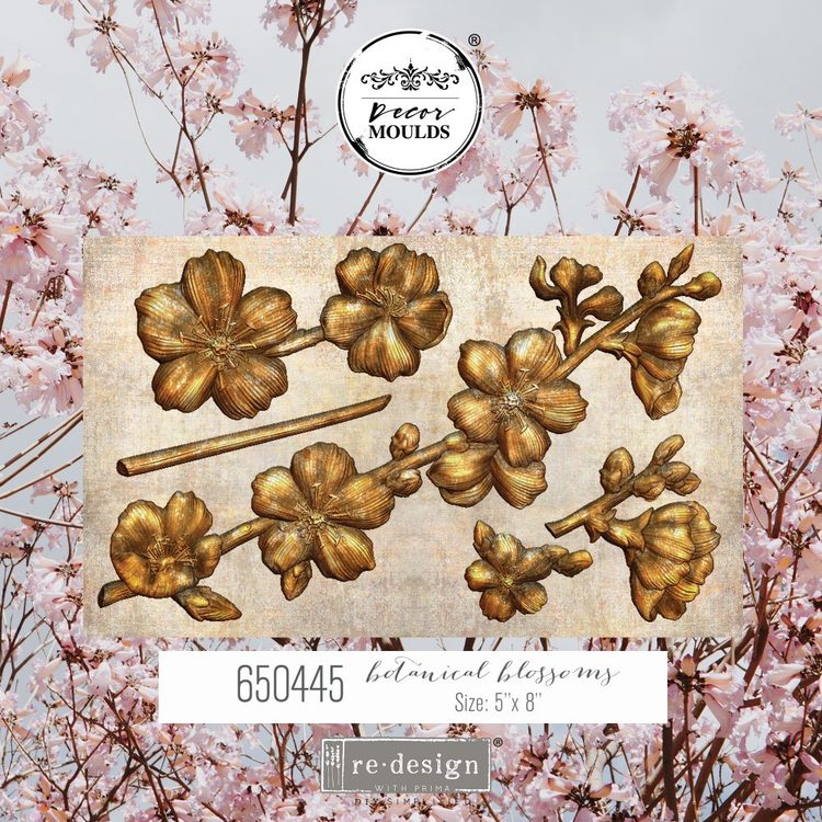 Re Design Gjutform / Silikonform - Botanical Blossoms