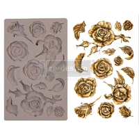 ReDesign Décor Moulds® - Silikonform - Fragrant Roses (ca 13x20cm)