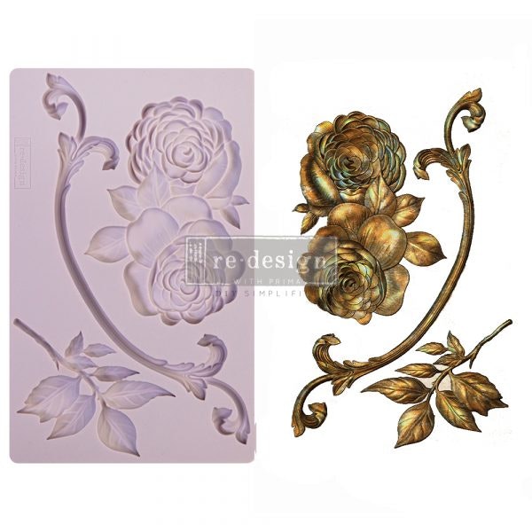 ReDesign Silikonform / Gjutform - Victoian Rose