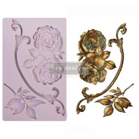 ReDesign Décor Moulds® - Silikonform - Victorian Rose (ca 13x20cm)