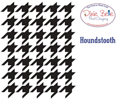 Belles and Whistles Schablon - Houndstooth ca 40x50cm