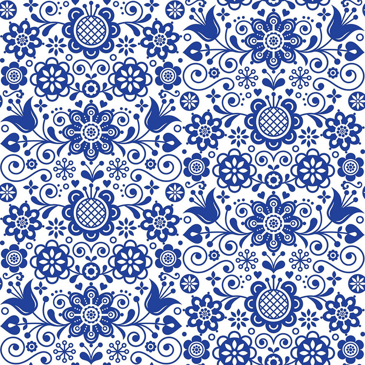 BLUE GRASS ORNATE - Belles & Whistles Rice Papers - Decoupagepapper