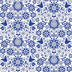 BLUE GRASS ORNATE - Belles and Whistles Rice Papers: 3st ark à ca 30x32cm