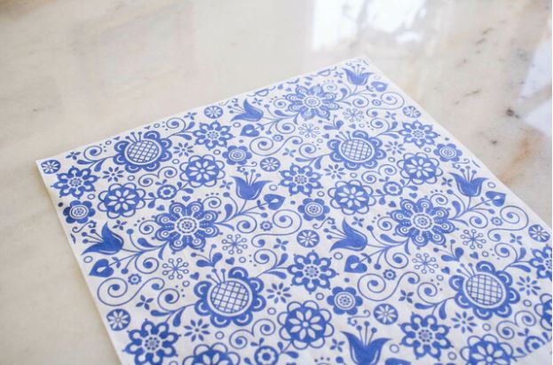 BLUE GRASS ORNATE - Belles & Whistles Rice Papers