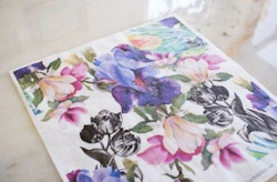 COLORFUL FLORALS - Belles and Whistles Rice Papers: 3st ark à ca 30x32cm