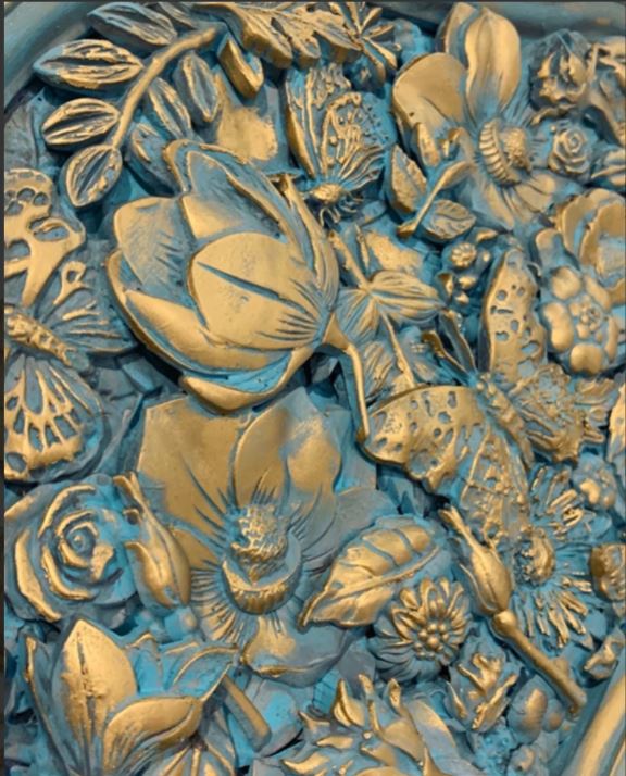 Re Design Decor Moulds - Winter Blooms - Silikonform / Dekorform