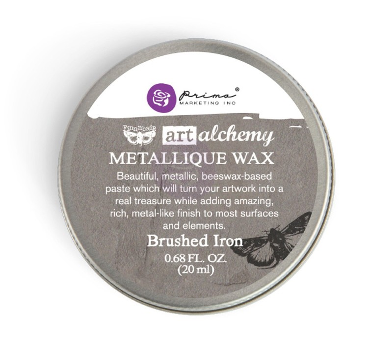 Art Alchemy Metallique Wax -  Metallisk Vaxpasta BUSHED IRON
