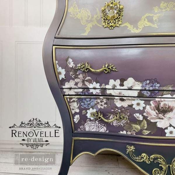 Re Design Décor Transfers® - Dark Floral - @renovelleCA