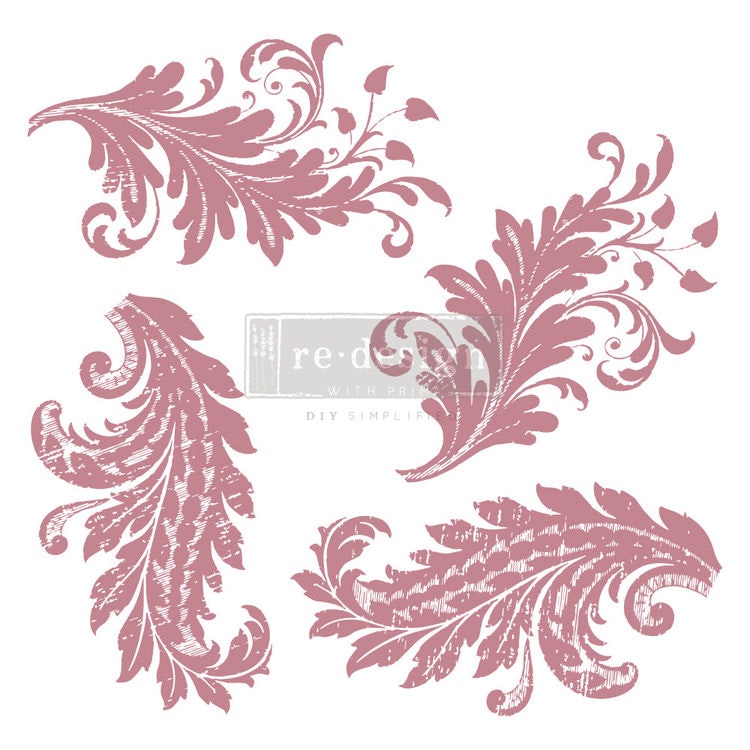 Re Design Dekorstämpel - Royal Flourish