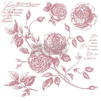 Re Design Dekorstämpel -  Romance Roses 30x30cm