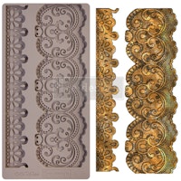 ReDesign Décor Moulds® - Silikonform - CECE Border Lace  (ca13x25cm)