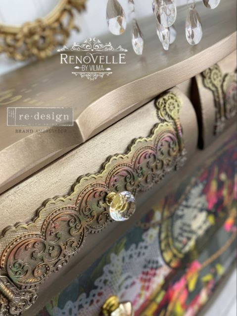 Re Design Decor Mould / Silikodform - Border Lace - @renovelleCA