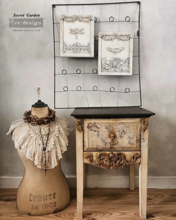 Dekorformar / Silikonformar - ReDesign Decor Mould - Lilian Scrolls - @secretgardenchic