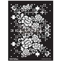 Re Design Schablon - CECE Floral Matrix ca 46x65cm