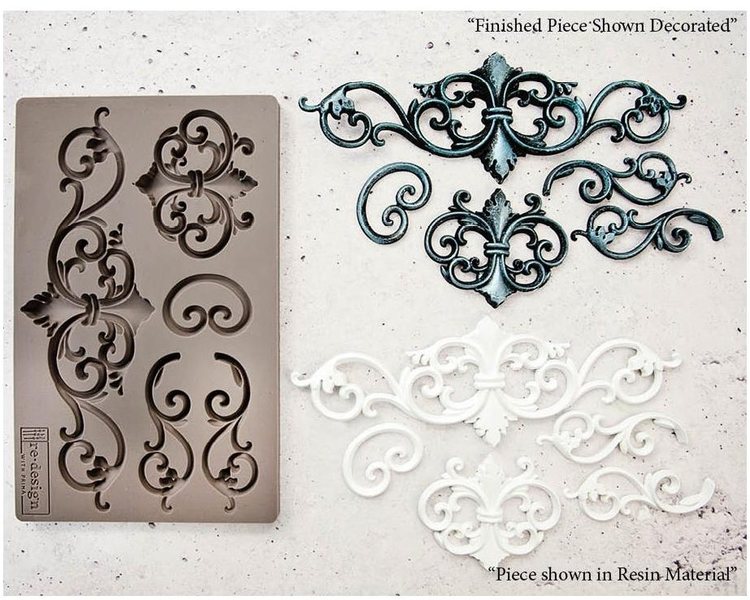 Dekorformar / Silikonformar - Re Design Decor Moulds - Tillden Flourish