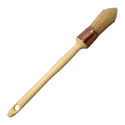 Dixie Belle French Tip Brush - Pensel med naturborst rund 2.5cm