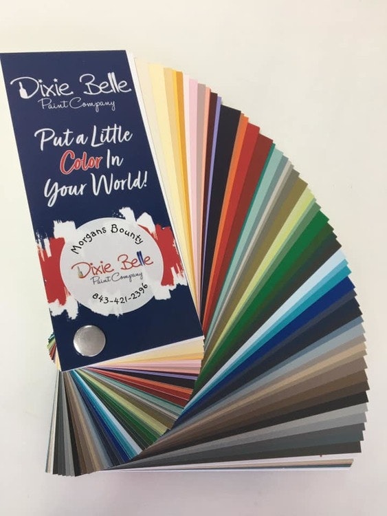 Dixie Belle Fan Deck - Chalk Mineral Paint - Färgkarta