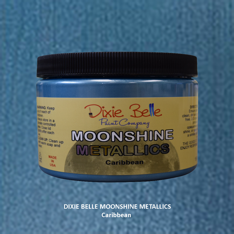 Metallfärg - Dixie Belle Moonshine Metallic Paint - Caribbean