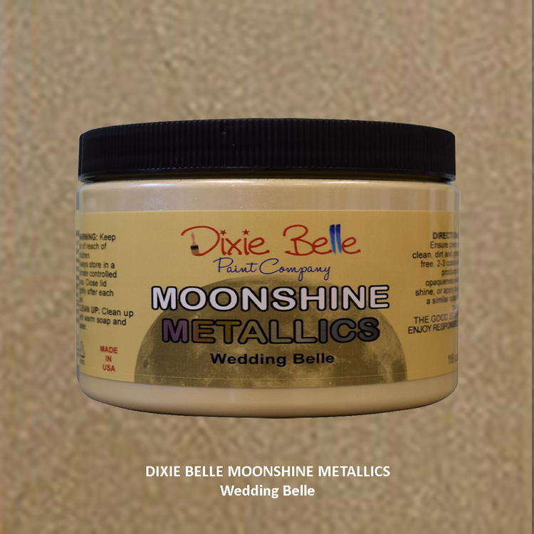 Metallfärg - Dixie Belle Moonshine Metallics - Wedding Belle