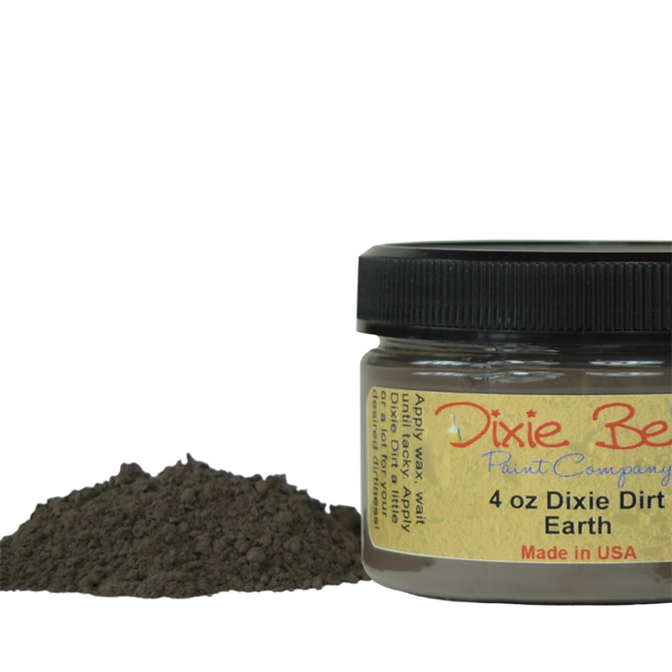 Dixie Belle Dirt EARTH - Patina / antikpulver - Jordig Brun