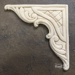 WoodUbend® 2101 Baroque Corner, mått 12X12cm