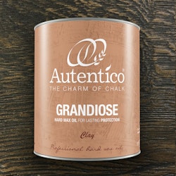 Autentico® Grandiose - Hårdvaxolja - CLAY (mörkbrun)
