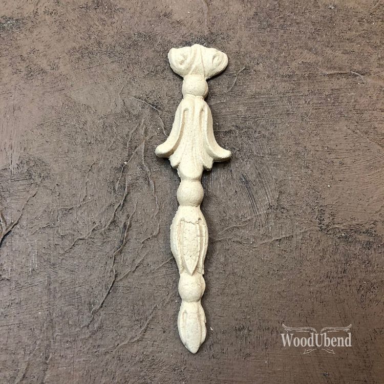 WoodUbend® 1637 Decorative Drop, mått 11x2 cm