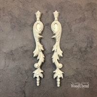 WoodUbend® 1304 Decorative Drops, mått 23.5x3.5cm