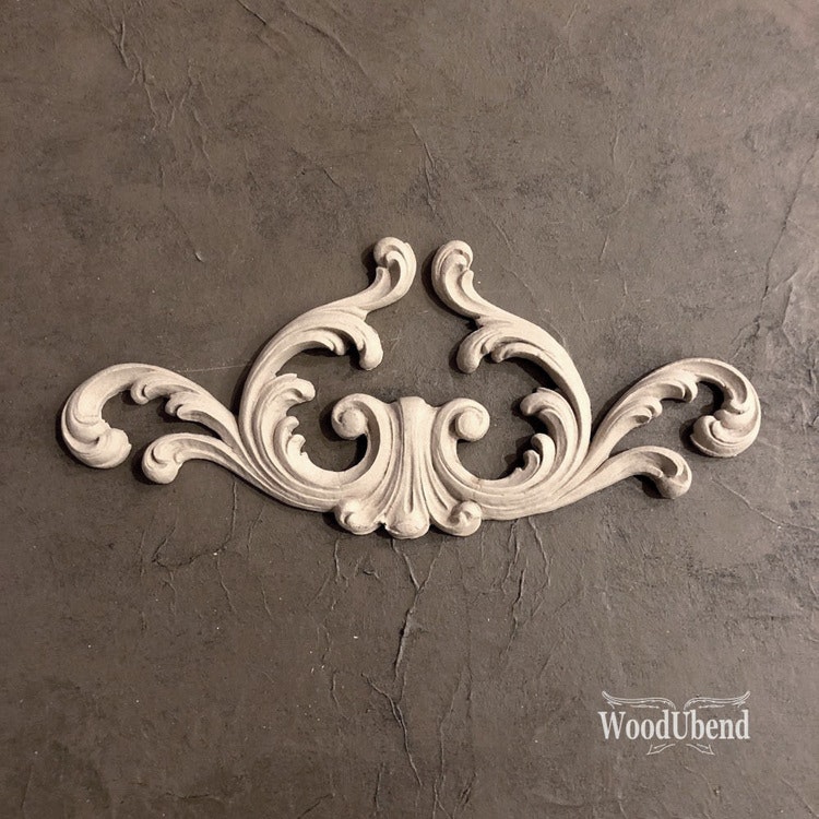 WoodUbend® 1418 Plume Scroll, mått 29x12cm
