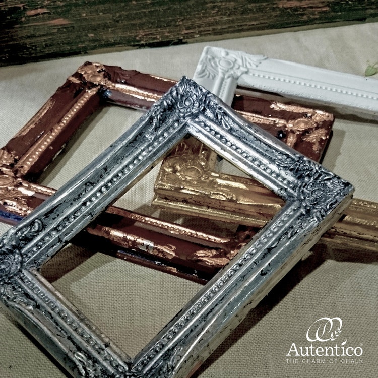 Autentico® Slagmetall - SILVER (aluminium) - Förgyllning