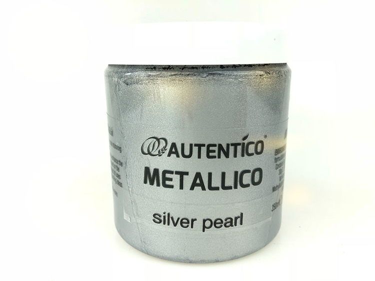 Autentico® Metallico - Metallfärg - SILVER PEARL