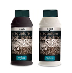 Polyvine® Craquelure HIGHLIGHTER Ljus / Mörk