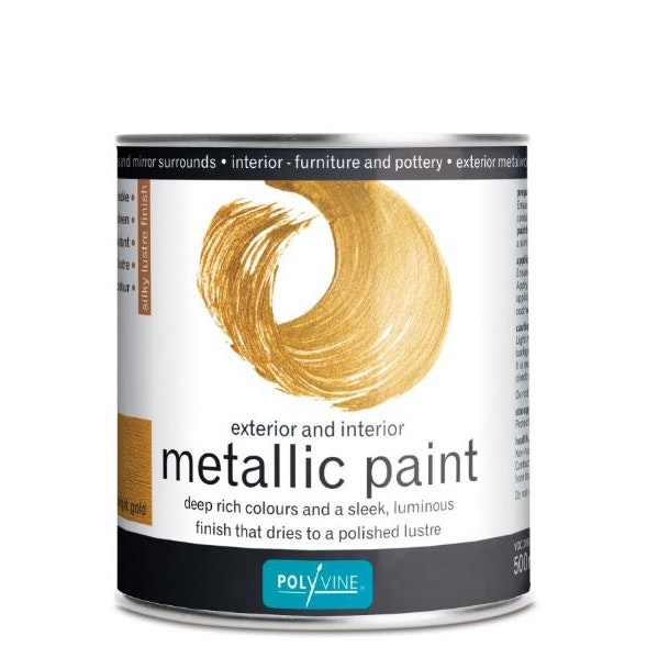 Polyvine Metallic Paint BRIGHT GOLD (klarguld)