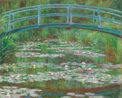 Posh Chalk® WATERLILY BRIDGE - A3 Deluxe Decoupage Paper ca 30x42cm