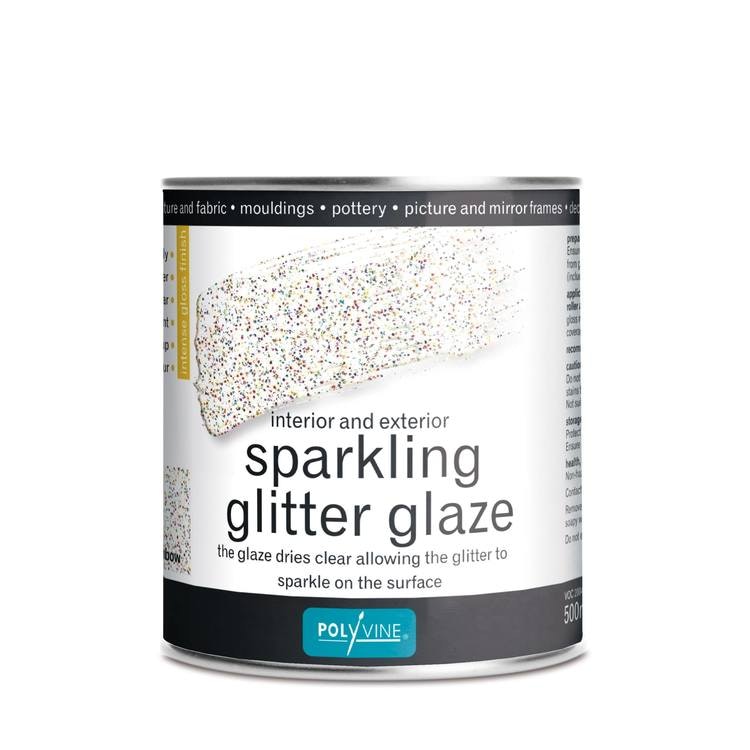 Polyvine Sparkling GLITTER GLAZE (glittrande lacklasyr) - RAINBOW