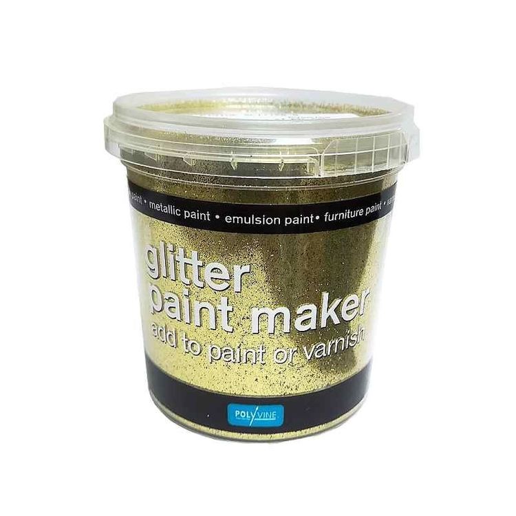Polyvine Glitter Paint Maker - GULD (guldglitter)