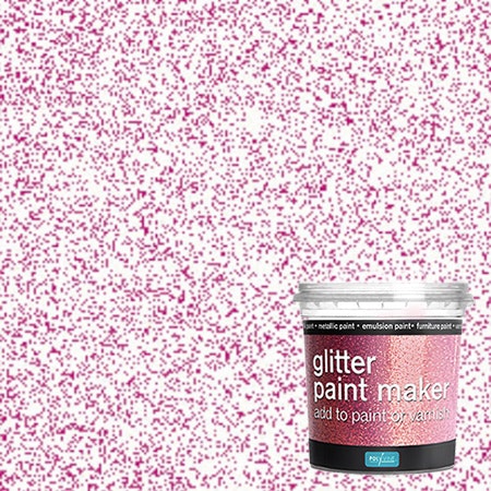 Polyvine Glitter Paint Maker - PINK (rosa metallglitter)