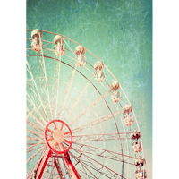 MINT - A3 Decoupagepapper (ca 30x42cm) - FERRIS WHEEL