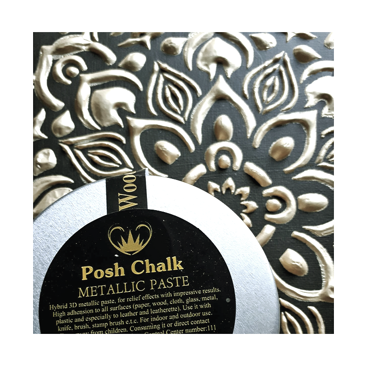 EMBOSSINGPASTA - Posh Chalk Metallic Smooth Paste - SHINY GOLD