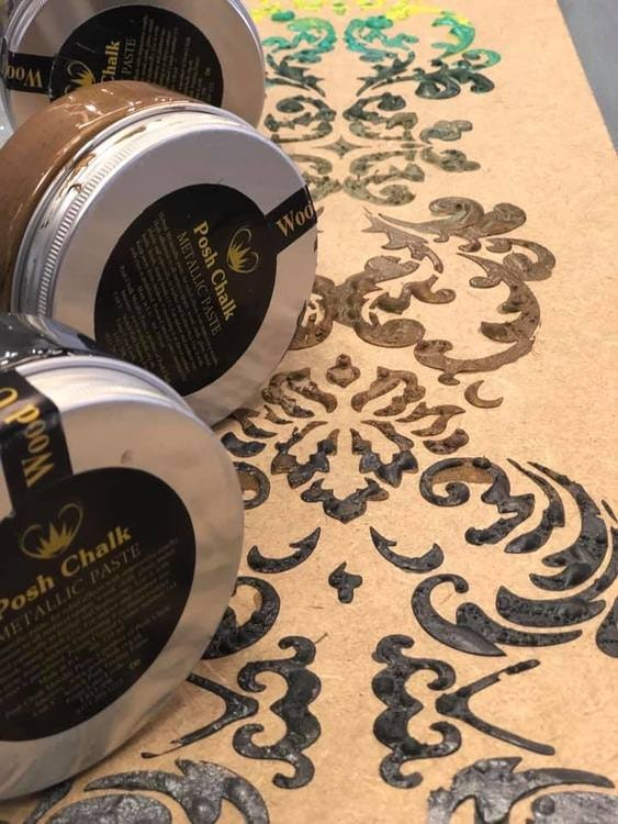 Posh Chalk Metallic Pastes - Embossingpastor