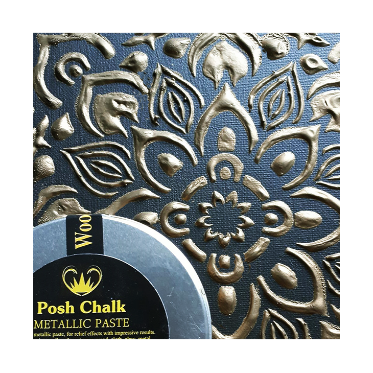 EMBOSSINGPASTA - Posh Chalk Metallic Paste - DEEP GOLD