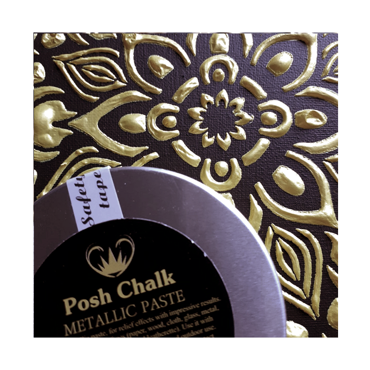 EMBOSSINGPASTA - Posh Chalk Metallic Paste - PEARL GOLD