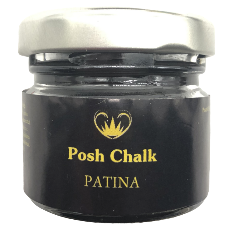 Posh Chalk Patina - Förgyllningsvax - DARK BROWN