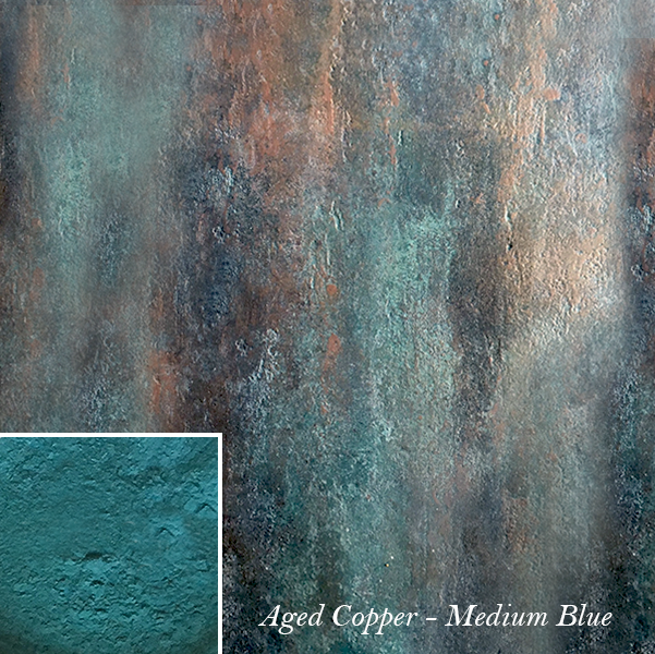 PP Aged Copper - Creative Powders - Faux Verdigris - MEDIUM BLUE